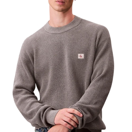 Sweat Gris Homme Calvin Klein 350terry Monog
