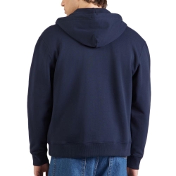 Sweat Zippé Marine Homme Calvin Klein Jeans Terry Monog
