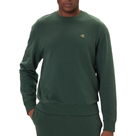 Sweat Vert Homme Calvin Klein 350terry Monog