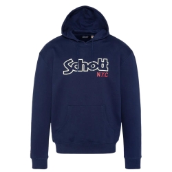 Sweat à Capuche Marine Homme Schott Sidney