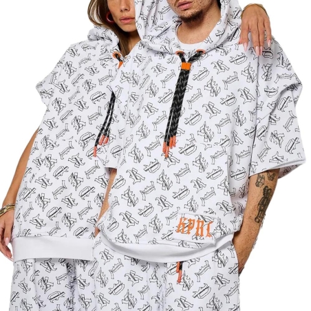 Sweat Blanc Mixte Homme Kaporal Kp Vogy