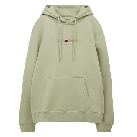 Sweat à Capuche Vert Homme Teddy Smith Jim