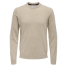 Pull Beige Homme Only & Sons Onsrex Life