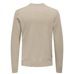 Pull Beige Homme Only & Sons Onsrex Life