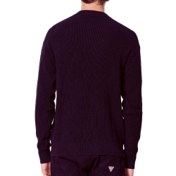 Pull Bordeaux Homme Calvin Klein Jeans Waffle