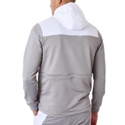 Sweat à Capuche Blanc/Gris Homme Project X Paris Bicolore