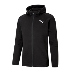 Sweat zippé Noir Homme Puma Evostripe Core
