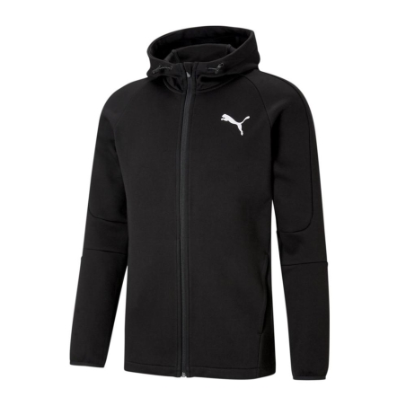 Sweat zippé Noir Homme Puma Evostripe Core