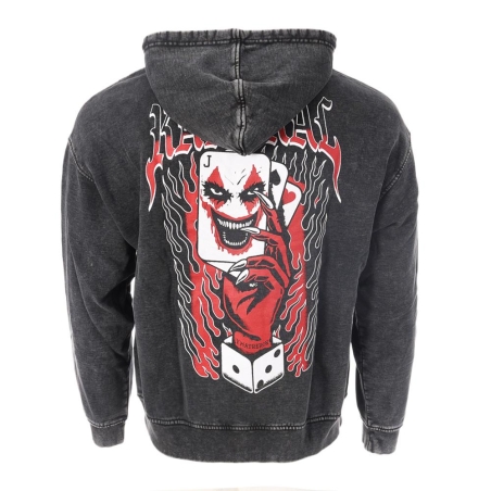 Sweat à Capuche Gris Homme Kaporal Vince