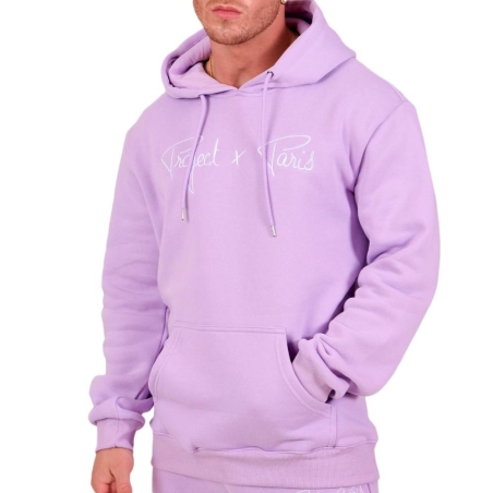 Sweat à Capuche Violet Homme Project X Paris Signature