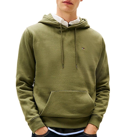 Sweat Kaki Homme Tommy Hilfiger Tjm Reg S Flag