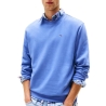 Sweat Bleu Homme Tommy Hilfiger Reg Flag Crew