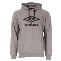 Sweat à Capuche Gris Homme Umbro Bas Net