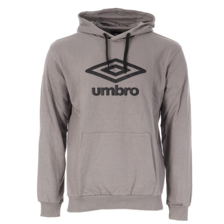 Sweat à Capuche Gris Homme Umbro Bas Net