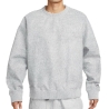 Sweat Gris texturé Homme Nike Crew