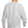 Sweat Gris texturé Homme Nike Crew
