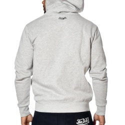 Sweat Zippé Gris Homme Von Dutch SLIGN