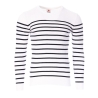 Pull Blanc/Marine Homme Redskins Marin