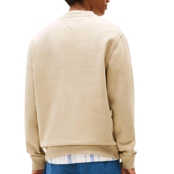 Sweat Beige Homme Tommy Hilfiger Reg Flag Crews