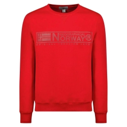 Sweat Rouge Homme Geographical Norway Gantoine