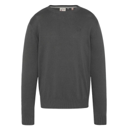 Pull Gris Homme Schott Basic Fin Rase
