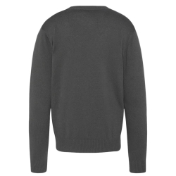 Pull Gris Homme Schott Basic Fin Rase