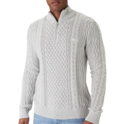 Pull Gris Homme Tommy Hilfiger Cable