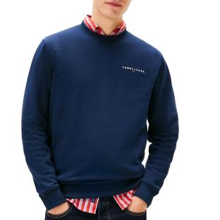Sweat Marine Homme Tommy Hilfiger Linear Crew