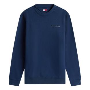 Sweat Marine Homme Tommy Hilfiger Linear Crew