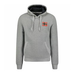 Sweat Gris Clair Homme Geographical Norway Fondant Light