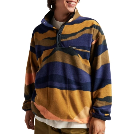 Sweat Polaire Multi couleurs Homme Converse Holiday Mountainscape