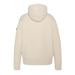 Pull Zippé Écru Homme Schott PLENZO