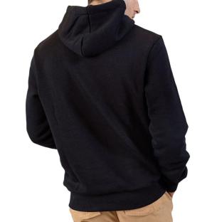 Sweat à Capuche Noir Homme Redskins Makit Poster