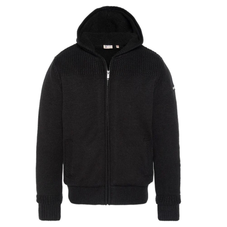 Gilet Noir Homme Schott Big Pull