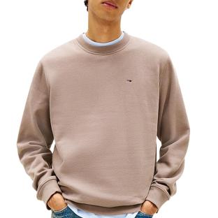 Sweat Taupe Homme Tommy Hilfiger Reg Flag Crews