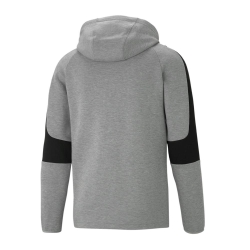 Sweat zippé Gris Homme Puma Evostripe Core