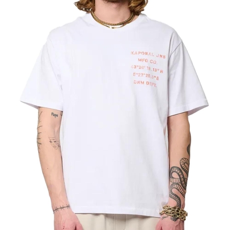 T-Shirt Blanc Homme Kaporal BARKH