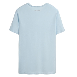 T-shirt Bleu Clair Homme Teddy Smith T-geo