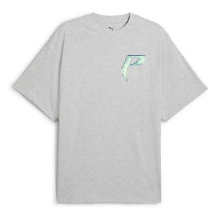 T-Shirt Gris Homme Puma Hoop