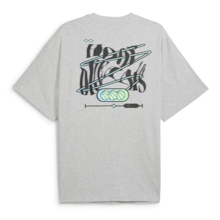 T-Shirt Gris Homme Puma Hoop