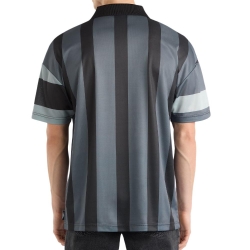 Polo Noir/Gris Homme Umbro Mash