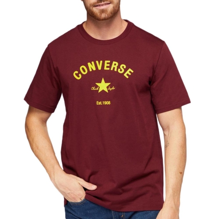 T-Shirt Bordeaux Homme Converse Deep