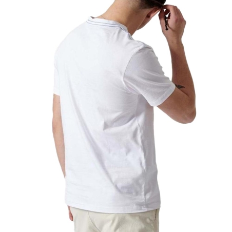 T-Shirt Blanc/Bleu Homme Kaporal BERTO