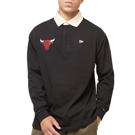 Polo Manches Longues Noir Homme New Era 60574488