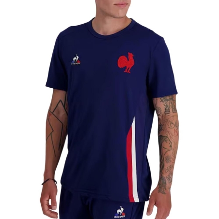 XV de France T-shirt de Présentation Marine Homme Le Coq Sportif