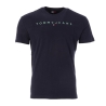 T-Shirt Marine Homme Tommy Hilfiger Reg Linear
