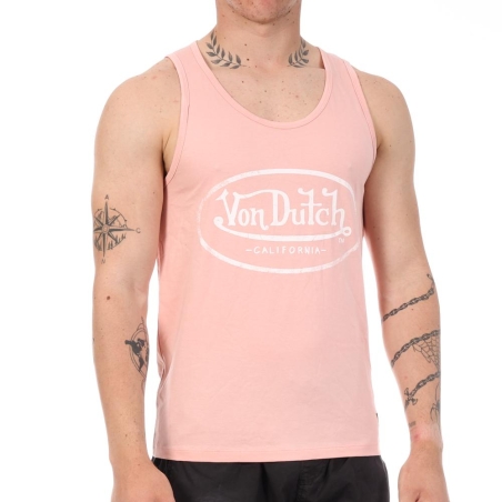 Débardeur Rose Homme Von Dutch Jersey