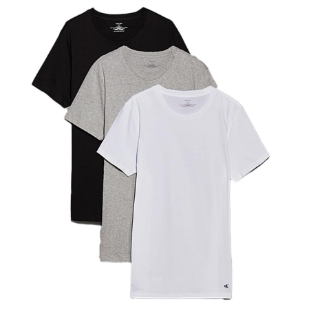 Lot de 3 T-Shirts Noir/Blanc/Gris Homme Calvin Klein Jeans LV00NB4051