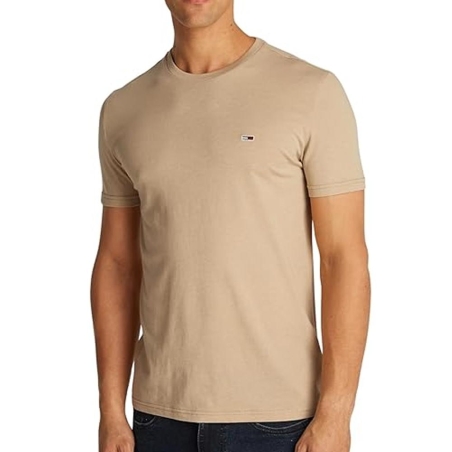 T-Shirt Beige foncé Homme Tommy Hilfiger Jaspe
