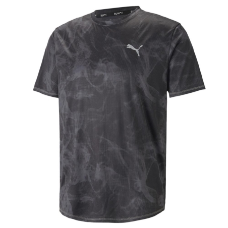 T-Shirt Noir Homme Puma Run Favorite